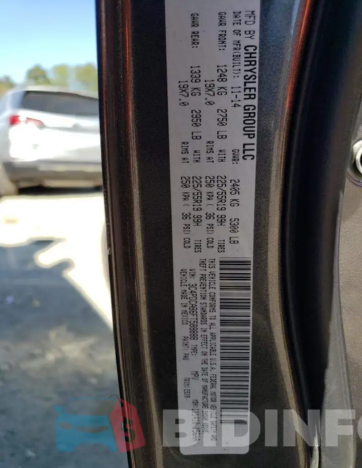3C4PDCAB6FT588888 Photo# 14