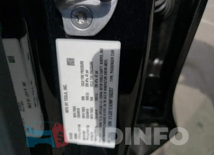 5YJ3E1EA9NF166287 Photo# 12