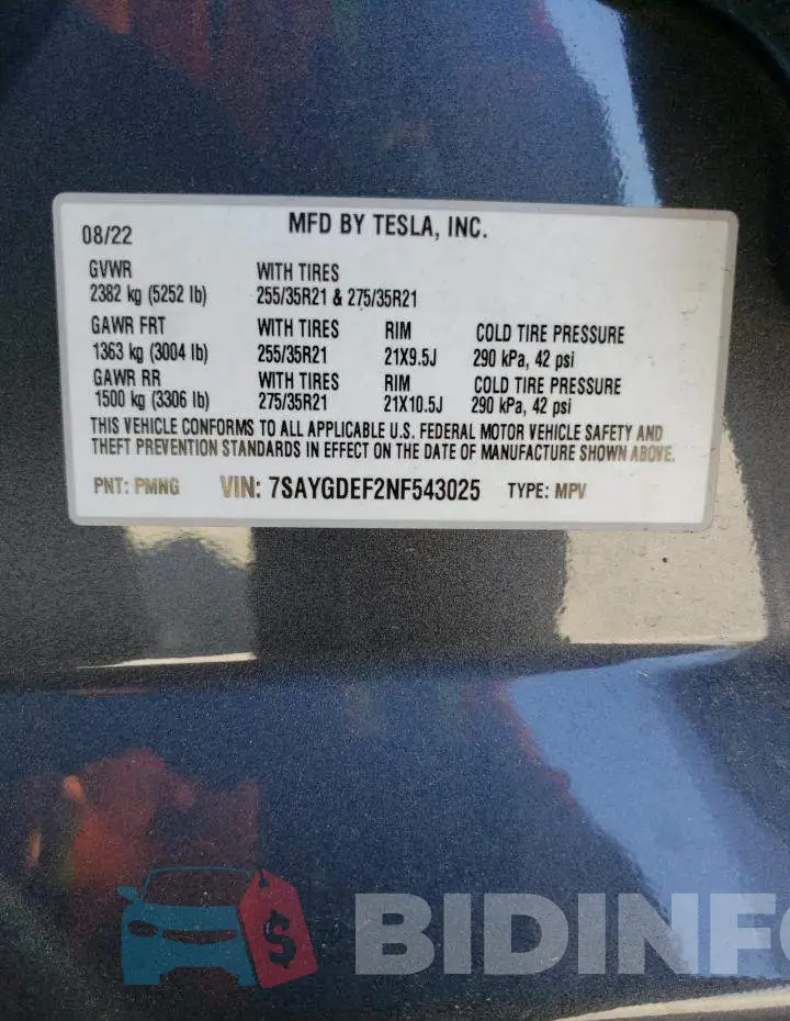 7SAYGDEF2NF543025 Photo# 14