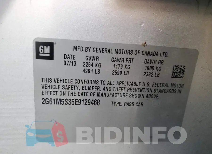 2G61M5S36E9129468 Photo# 10