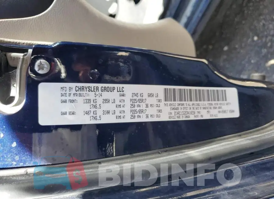 2C4RC1CG2ER410230 Photo# 13
