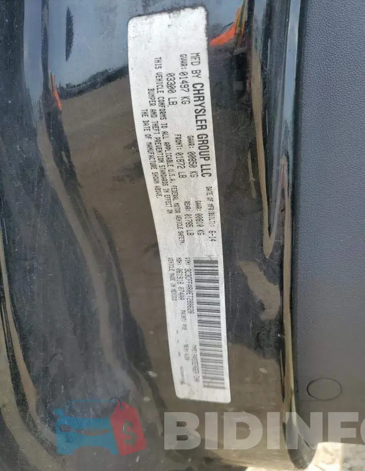 3C3CFFAR0ET288628 Photo# 12