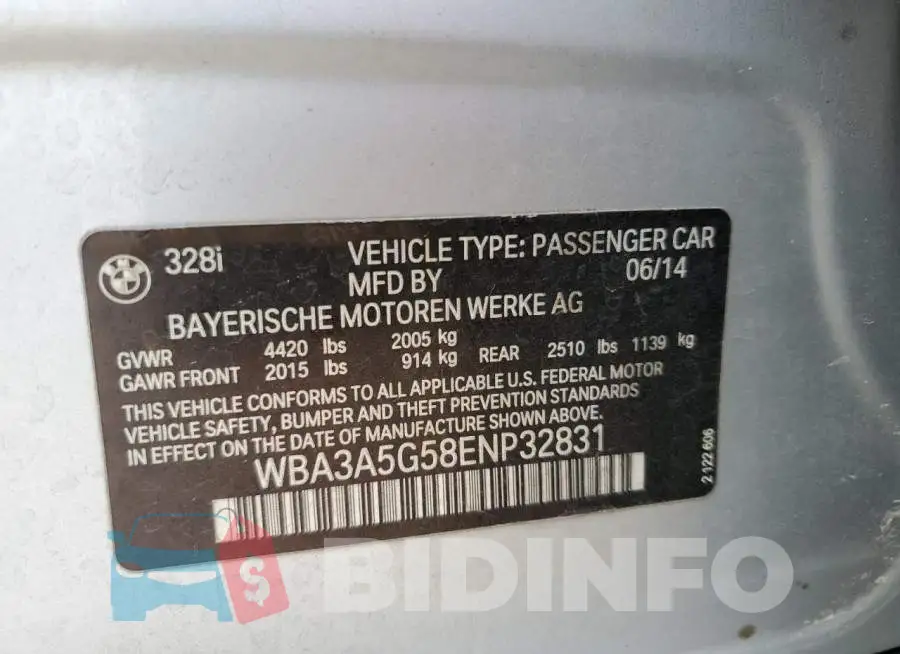 WBA3A5G58ENP32831 Photo# 12