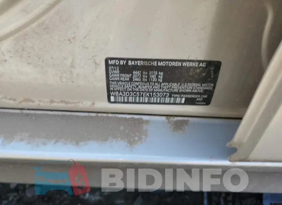 WBA3D3C57EK153073 Photo# 12