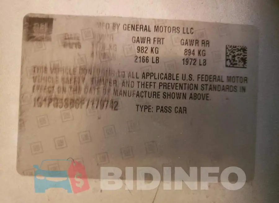 1G1PG5SB6F7179742 Photo# 12