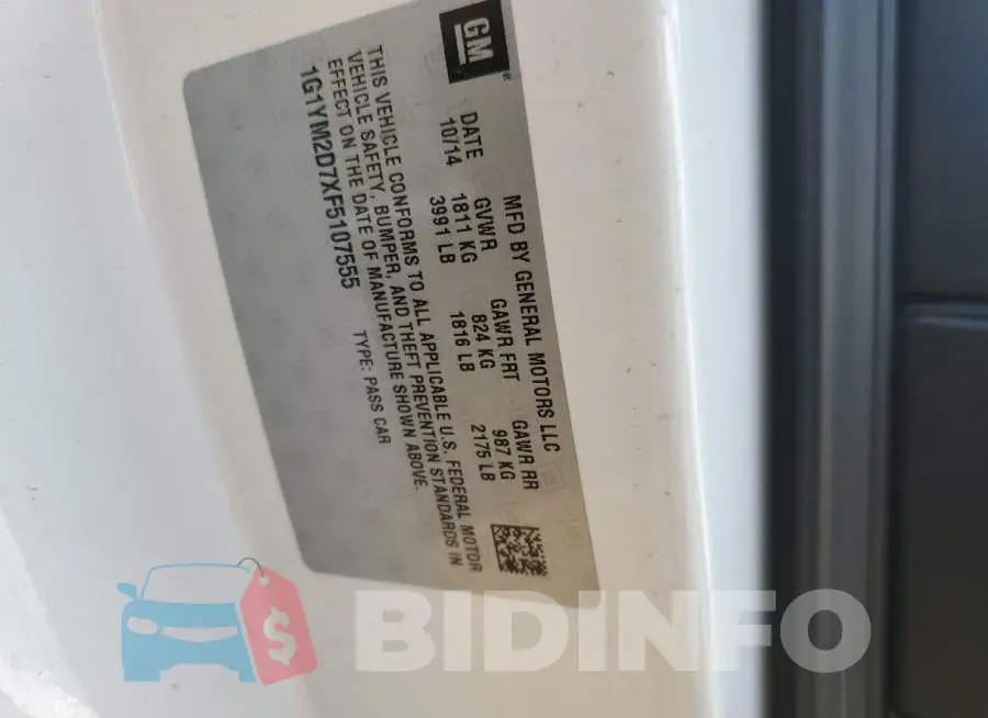 1G1YM2D7XF5107555 Photo# 12