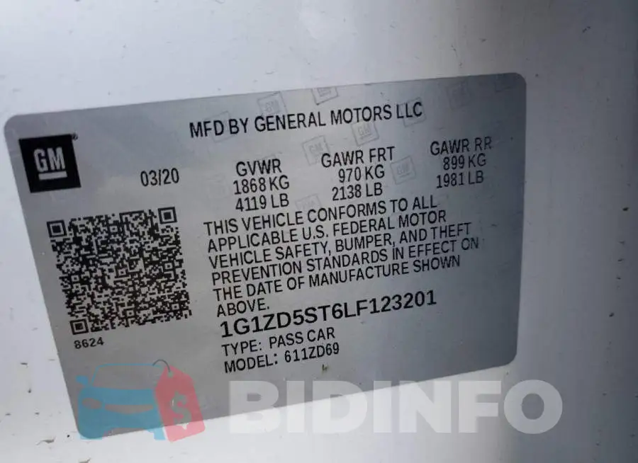 1G1ZD5ST6LF123201 Photo# 12