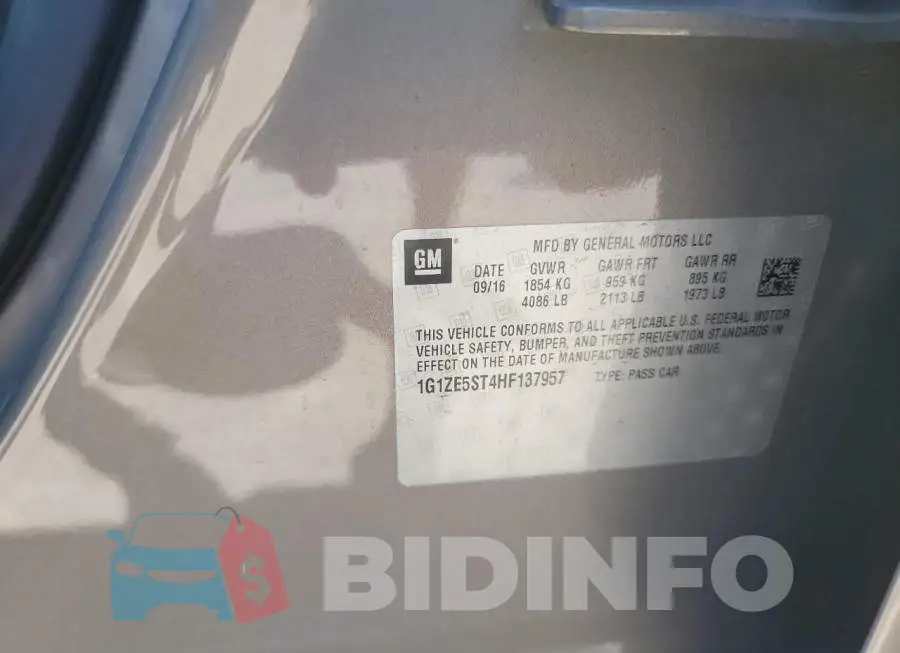 1G1ZE5ST4HF137957 Photo# 10