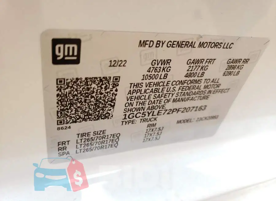 1GC5YLE72PF207163 Photo# 12