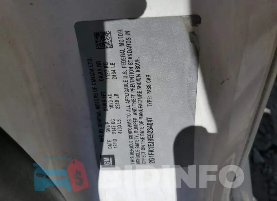 2G1FK1EJ8E9234047 Photo# 12