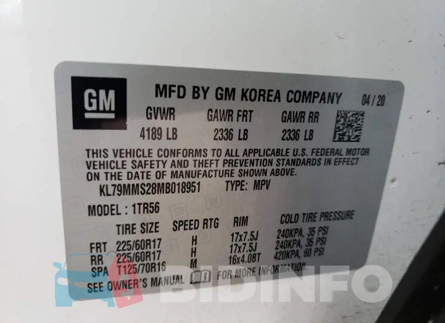 KL79MMS28MB018951 Photo# 13