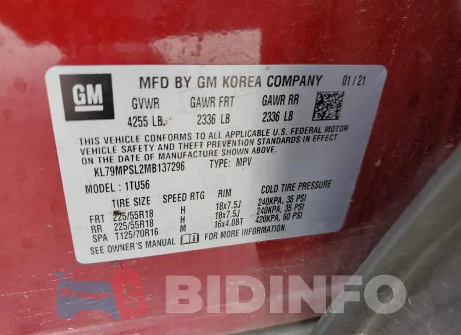 KL79MPSL2MB137296 Photo# 12