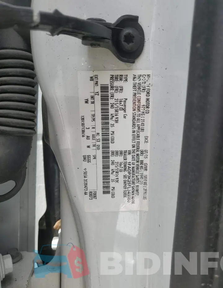 1FADP3K25FL348080 Photo# 12