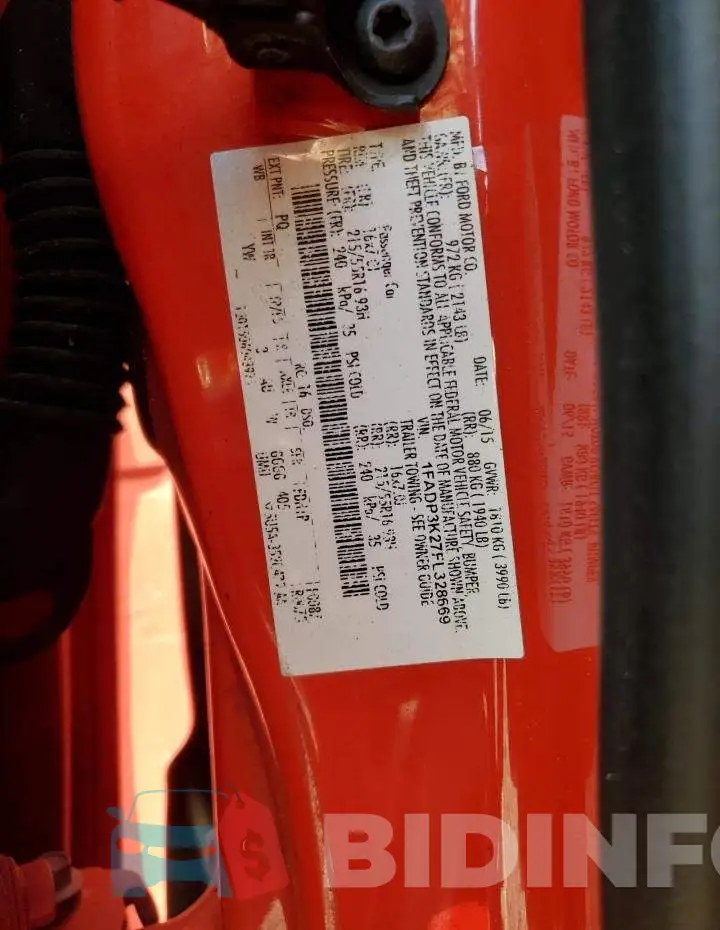 1FADP3K27FL328669 Photo# 13