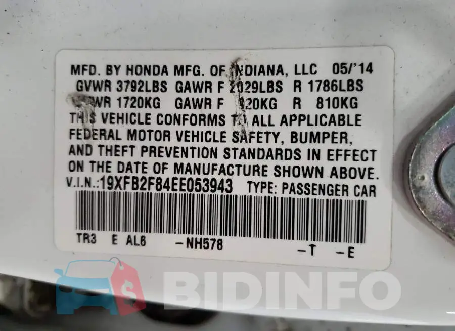 19XFB2F84EE053943 Photo# 12