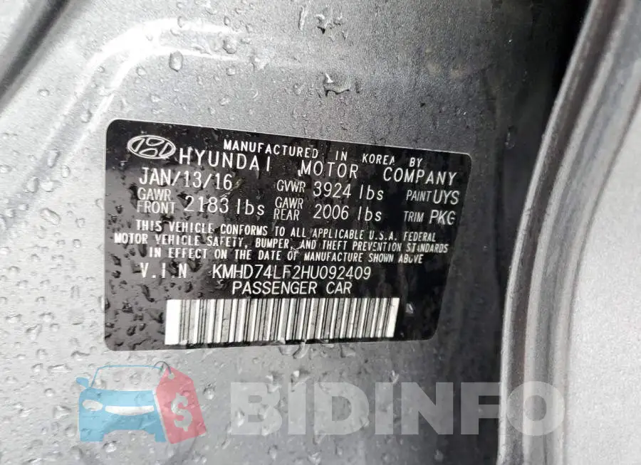 KMHD74LF2HU092409 Photo# 13