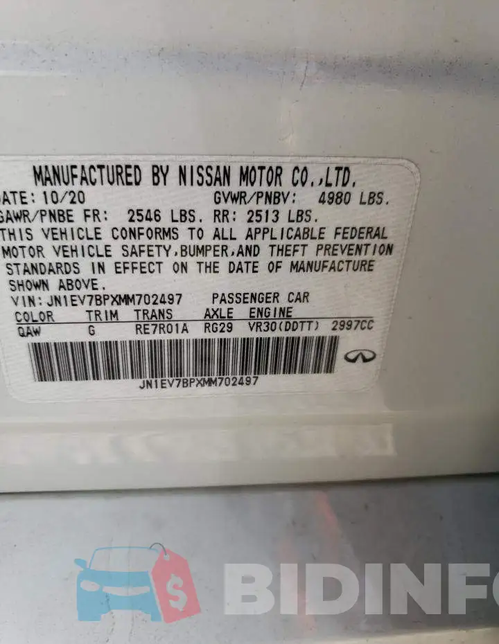 JN1EV7BPXMM702497 Photo# 12