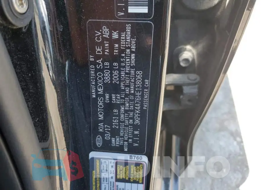 3KPFK4A76HE138068 Photo# 12