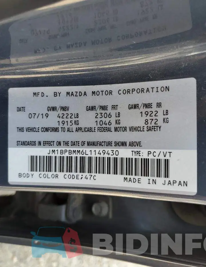 JM1BPBMM6L1149430 Photo# 14