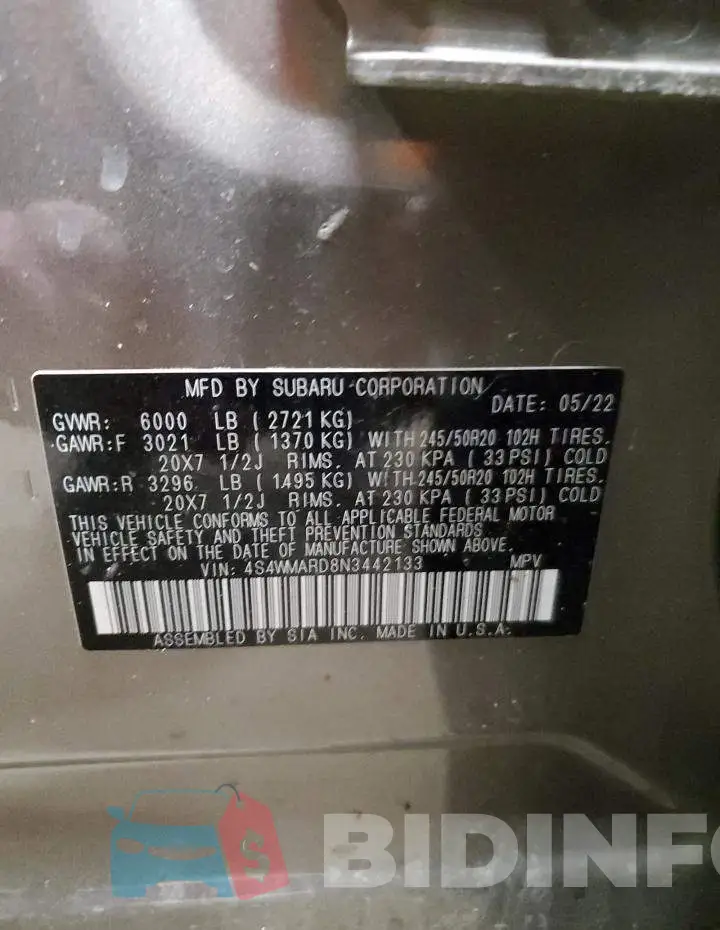 4S4WMARD8N3442133 Photo# 14