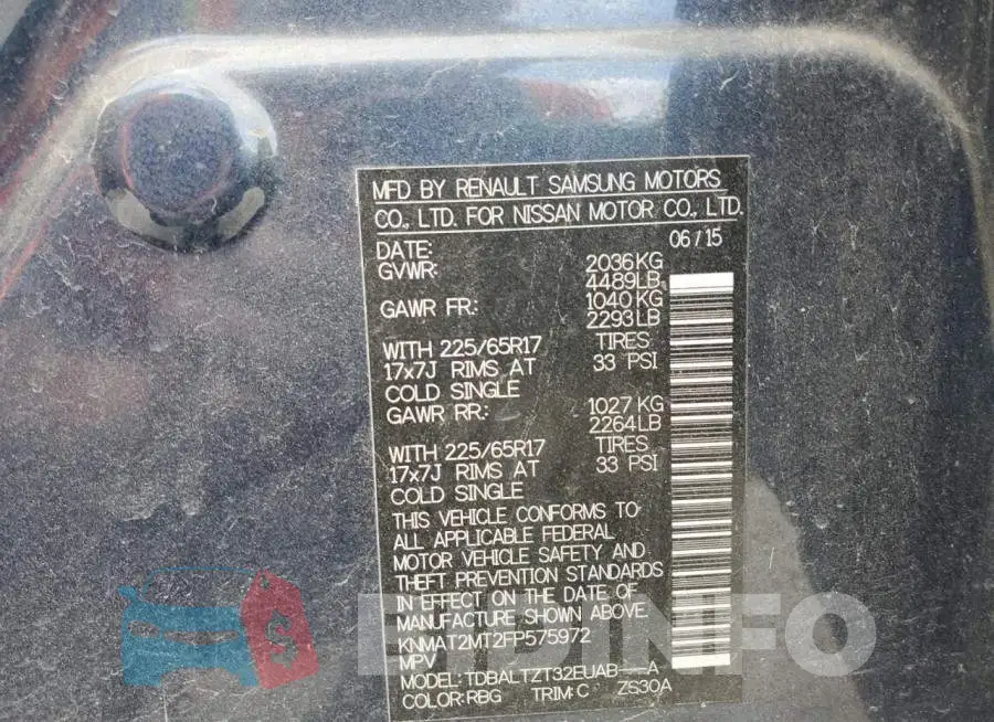 KNMAT2MT2FP575972 Photo# 13
