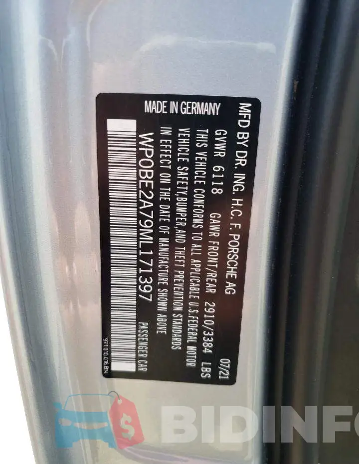 WP0BE2A79ML171397 Photo# 12
