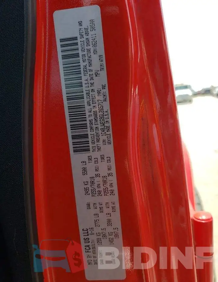 1C4BJWEG9GL265717 Photo# 13
