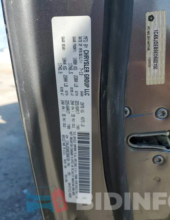 1C4NJDEB9ED600150 Photo# 13