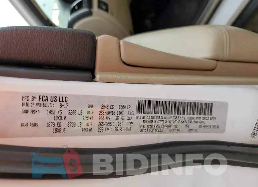 1C4RJEBG0JC142022 Photo# 13