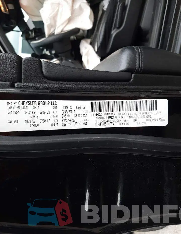 1C4RJFAG2EC458762 Photo# 13