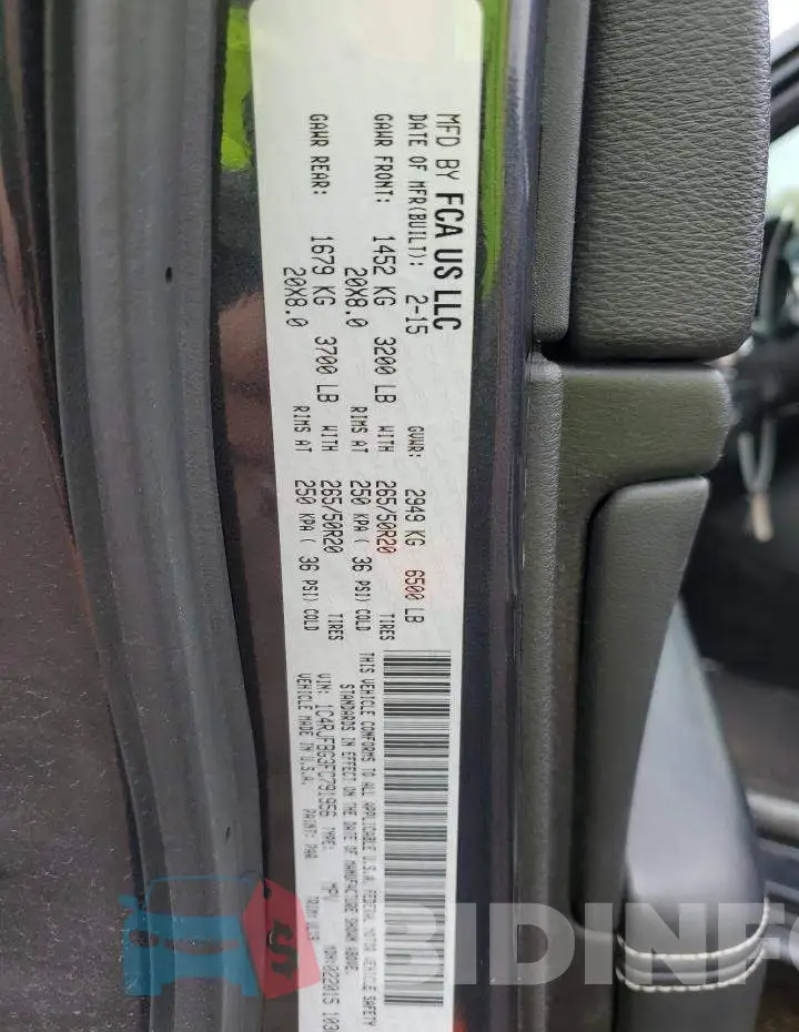 1C4RJFBG3FC791956 Photo# 13