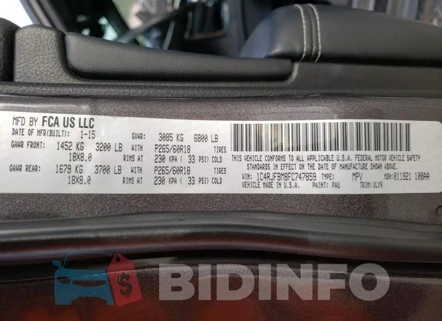 1C4RJFBM8FC747859 Photo# 12