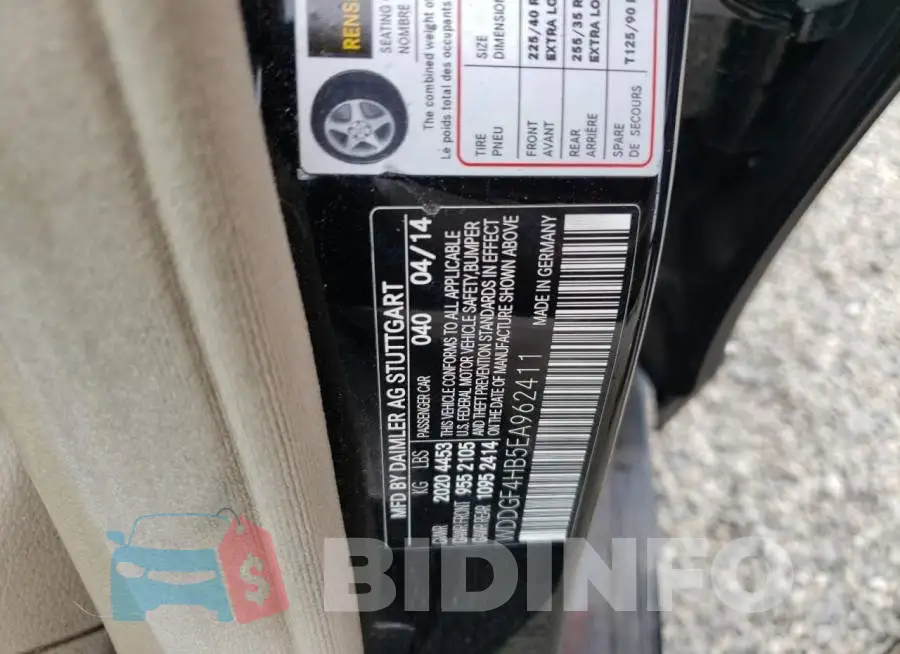 WDDGF4HB5EA962411 Photo# 12