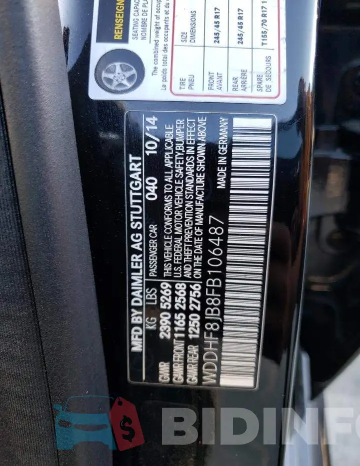 WDDHF8JB8FB106487 Photo# 12