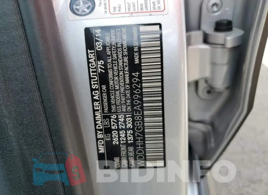 WDDHH7GB8EA996294 Photo# 12