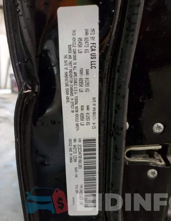 2C3CDXAT8FH841303 Photo# 13