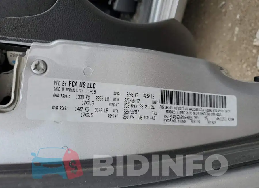 2C4RDGEG6KR578820 Photo# 12