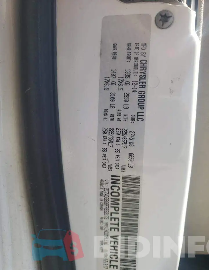 2C7WDGBG6FR652172 Photo# 13
