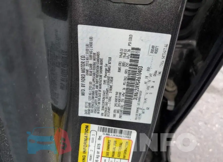 3LN6L2JK9GR610403 Photo# 12