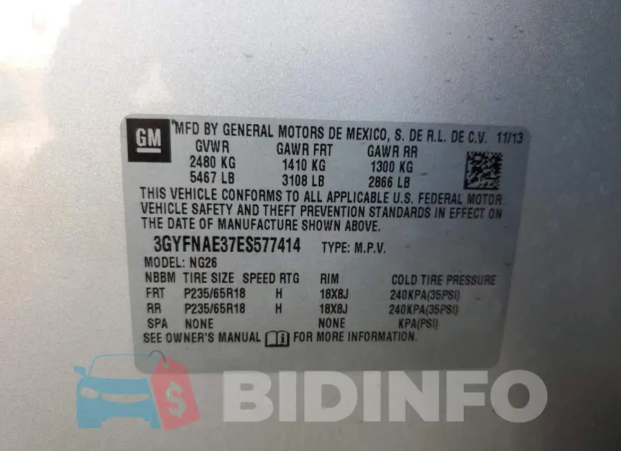 3GYFNAE37ES577414 Photo# 13