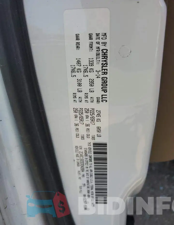 2C4RC1BG5ER342894 Photo# 13