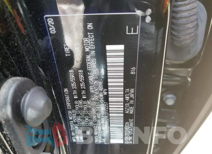 JTJJARBZ7L2172257 Photo# 12