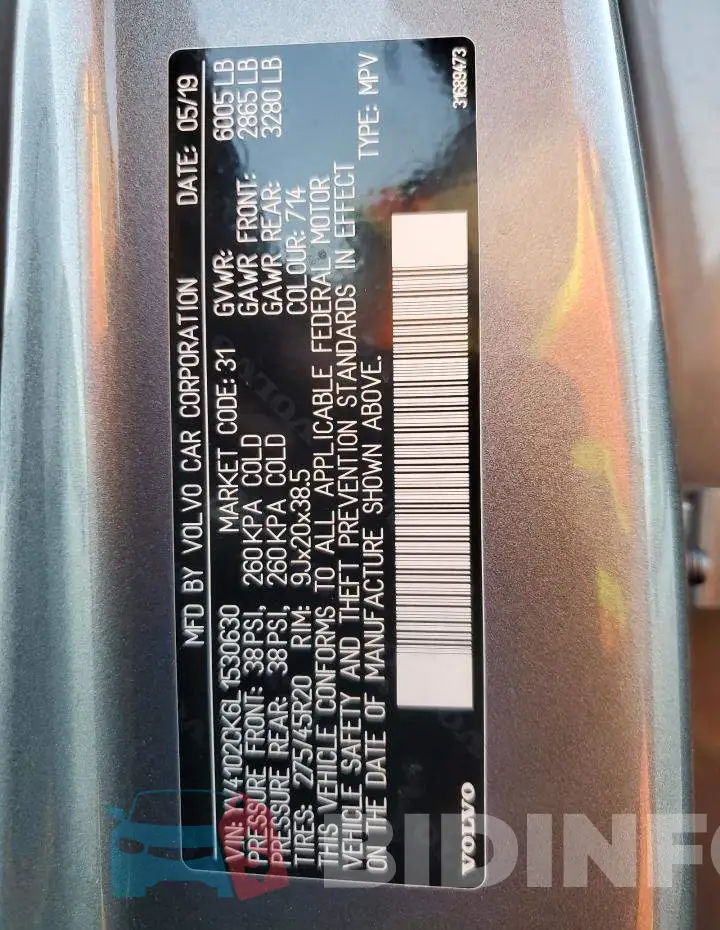 YV4102CK6L1530630 Photo# 13