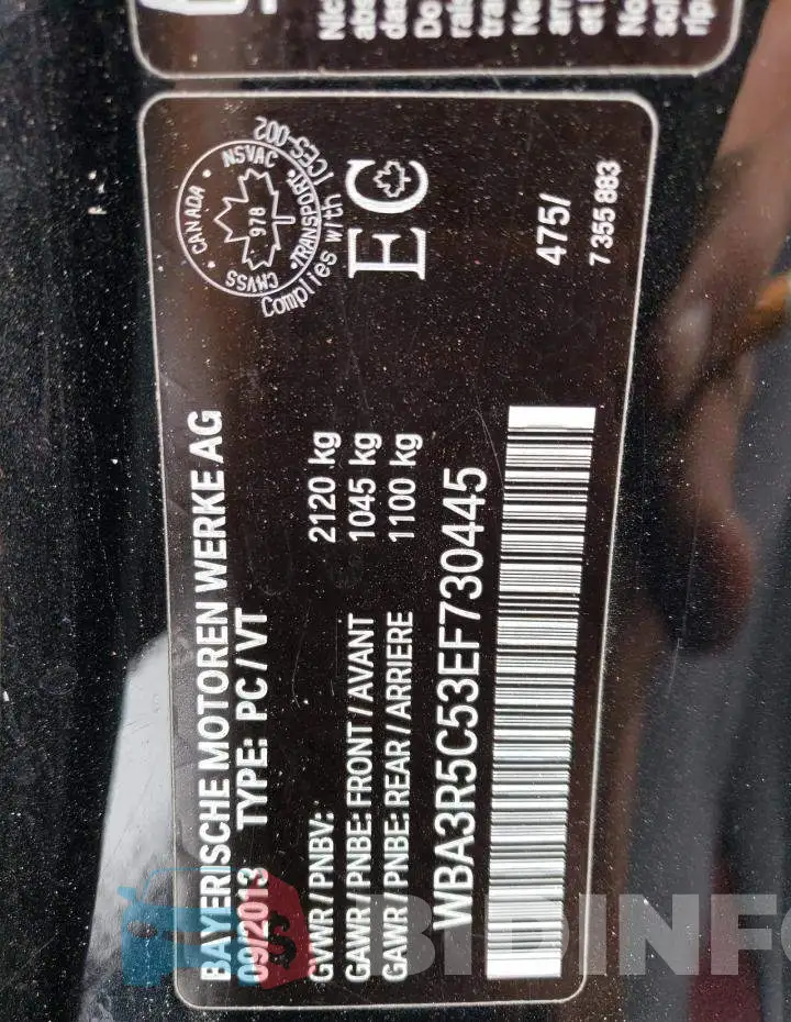 WBA3R5C53EF730445 Photo# 12
