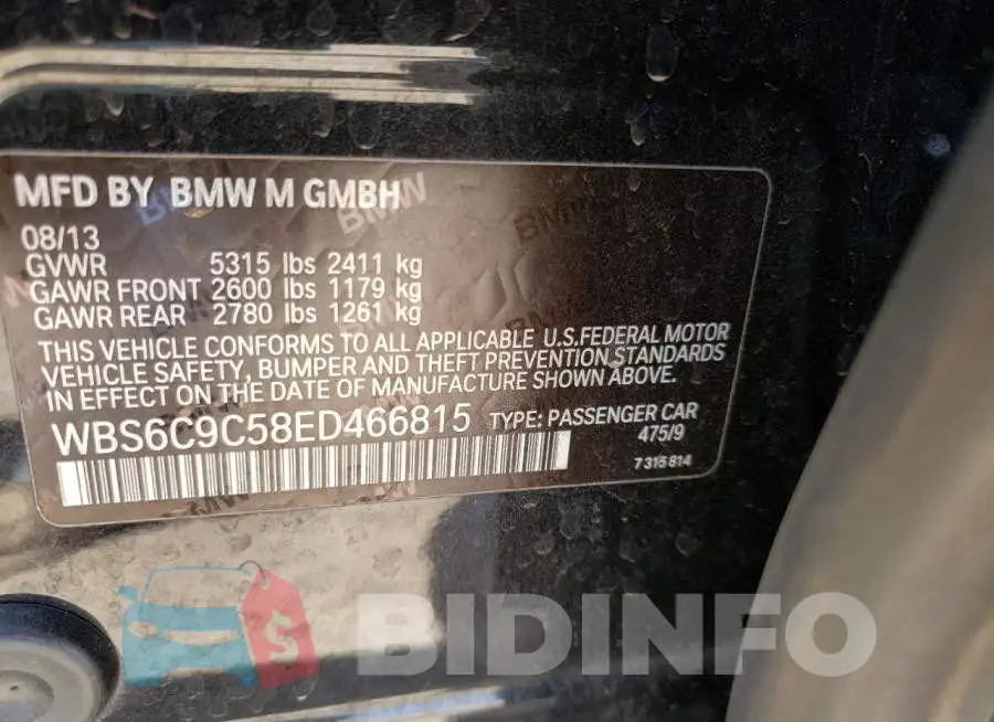WBS6C9C58ED466815 Photo# 12