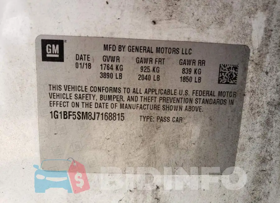 1G1BF5SM8J7168815 Photo# 13