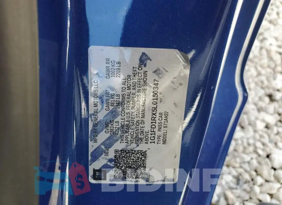 1G1FD1RX5L0150347 Photo# 12