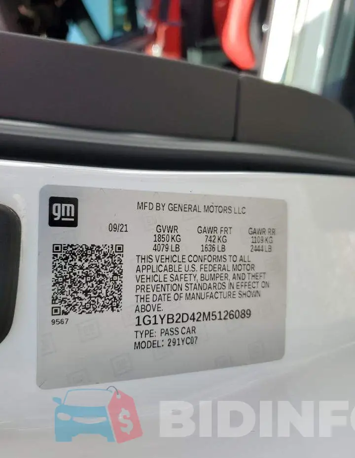 1G1YB2D42M5126089 Photo# 10