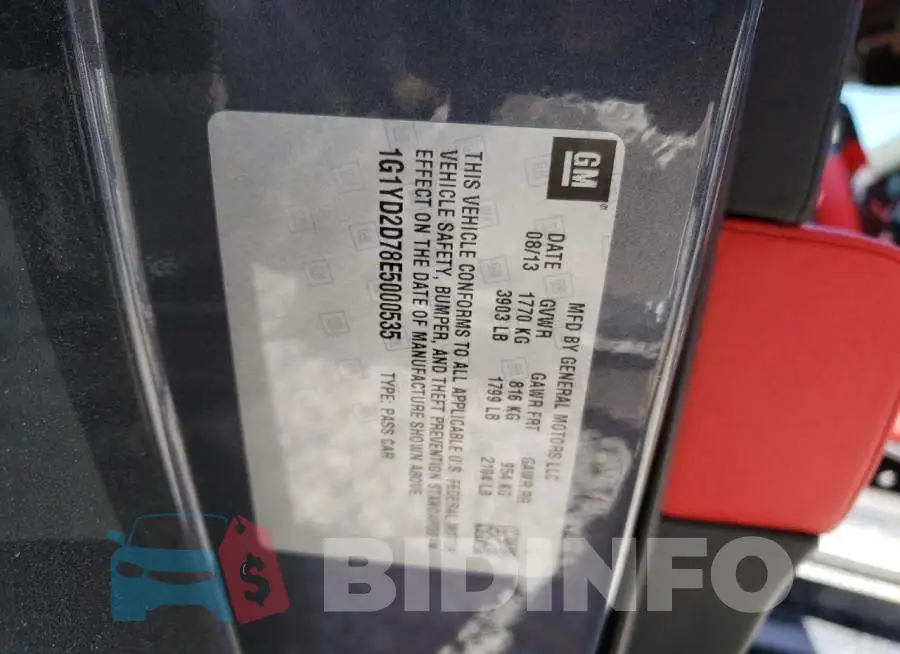1G1YD2D78E5000535 Photo# 12