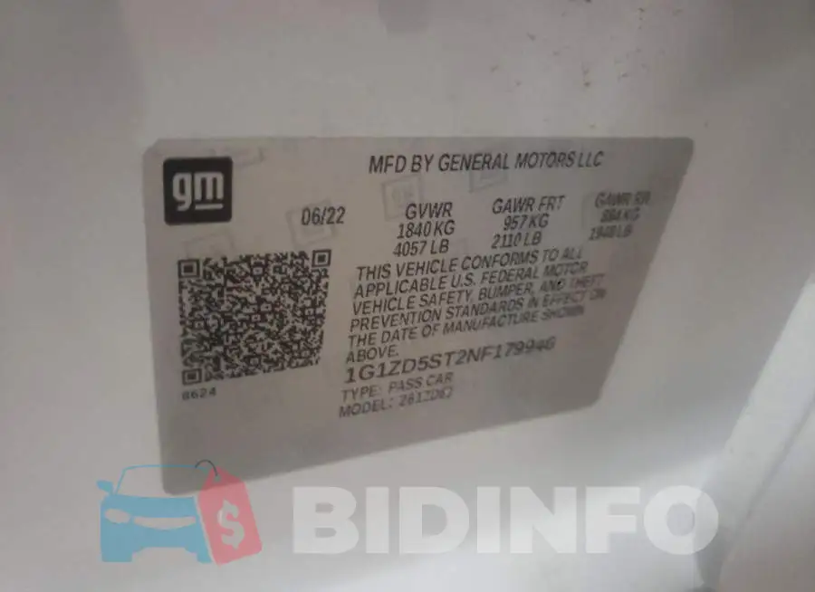 1G1ZD5ST2NF179946 Photo# 12